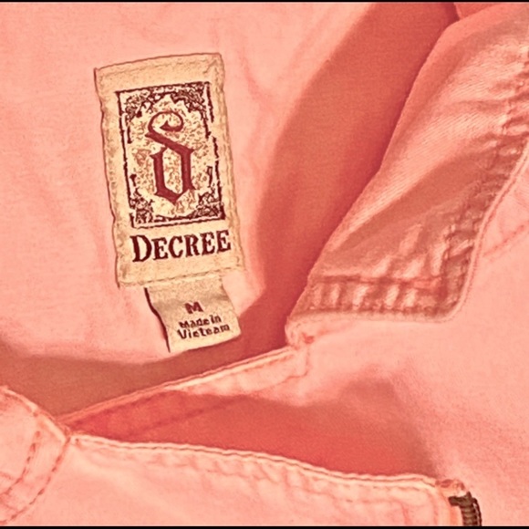 Decree Denim Pink Girls Jacket - Picture 2 of 6